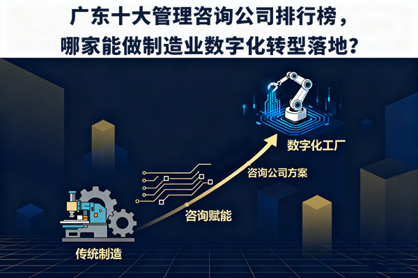 廣東十大管理咨詢公司排行榜，哪家能做制造業(yè)數(shù)字化轉(zhuǎn)型落地？