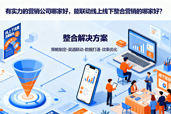 有實力的營銷公司哪家好，能聯(lián)動線上線下整合營銷的哪家好？